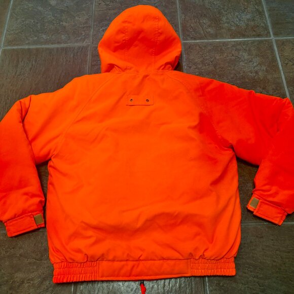 ~~Gamehide Quilted Full-Zip Orange Hunting/Work/Hiking/Shooting Jacket Men's XL - Picture 6 of 6